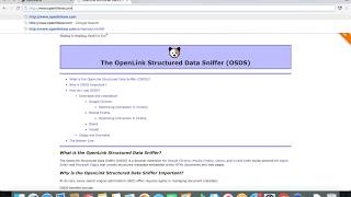 OpenLink Structured Data Sniffer Installation  Google Chrome [upl. by Sirois]