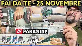 Volantino Parkside lidl fai da te 25 novembre 21 Trapano avvitatore levigatrice a penna Muscarella [upl. by Esylle]