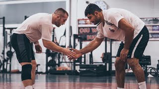 Olympic camp Taha akgul and kyle snyder train together [upl. by Alyaj]