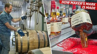 How the Makers Mark Distillery Produces 24 Million Bottles of Bourbon per Year — Dan Does [upl. by Alfeus]