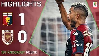 GENOAREGGIANA 10  HIGHLIGHTS  Messias sends Grifone through  Coppa Italia Frecciarossa 202425 [upl. by Patton]