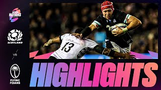 HIGHLIGHTS  SCOTLAND V FIJI  AUTUMN NATIONS SERIES 2024 [upl. by Lamp]