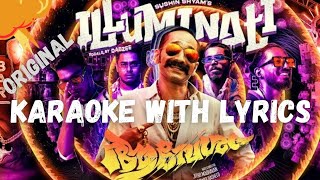 Illuminati Karaoke With Lyrics  Aavesham  Jithu Madhavan  Fahadh Faasil  Sushin ShyamDabzee [upl. by Eetnuahs]