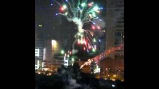 Taiwan  TaiChung fireworks 01 [upl. by Lyrahs]