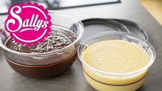 SchokoladenGanache Grundrezept  Herstellung Verwendung Aufbewahrung  Cake Basics  Sallys Welt [upl. by Yerocaj]