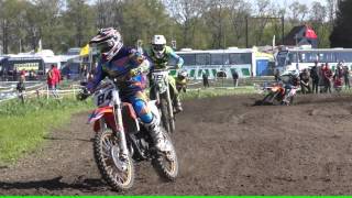 MCLB motorcross Aalter 1 mei 2016 Beloften [upl. by Ahsinev]