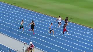 Ht3 100m U17 Men QLD All Schools Athletics Championships SAF 4 November 2023 [upl. by Hayward]