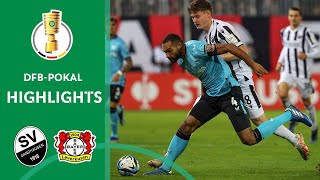 Leverkusen struggles  SV Sandhausen vs Bayer 04 Leverkusen 25  Highlights  DFBPokal  Round 2 [upl. by Uyr]