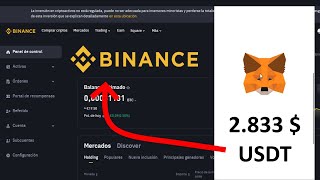 Como ENVIAR Criptomonedas de Metamask a Binance 2024 [upl. by Airec345]