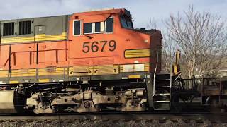 Railfanning the BNSF Racetrack at Hinsdale IL Highlands w Amtrak BNSF Metra 120317 [upl. by Halimeda]