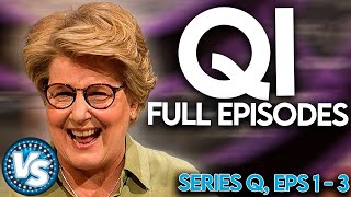 QI Series Q Full Episodes 1  3 Funny Rounds [upl. by Oknuj]