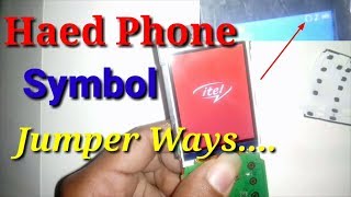 itel Mobile Headphone Symbol Jumper Solution [upl. by Miranda]