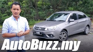 2016 Proton Saga Premium CVT review  AutoBuzzmy [upl. by Byrle]