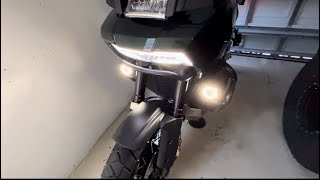 HarleyDavidson Pan America Front Turn Signal Retrofit Install [upl. by Harden]