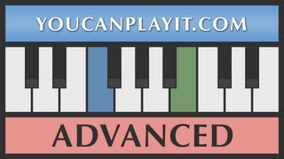 The Entertainer  Advanced Piano Lesson Tutorial [upl. by Nelli]