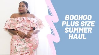 Boohoo Plus Size Summer HaulTry On 2020 [upl. by Askwith]