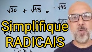 SIMPLIFICAÇÃO DE RADICAIS  Fatoração [upl. by Lunn]