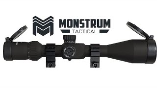 G3 416x50 FFP Rifle Scope  MONSTRUM TACTICAL [upl. by Dlonra]