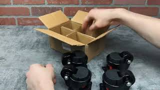 Nefish Heavy Duty Leveling Casters  Review [upl. by Lebna]