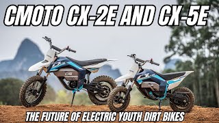 CFMOTO Unveils CX2E and CX5E  The Future of Electric Youth Dirt Bikes [upl. by Deste598]