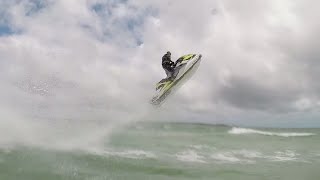 Jet Ski Wave Jumping Jumping Big Waves [upl. by Jonah180]