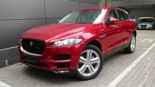 2017 Jaguar FPace 25T Startup and Review [upl. by Nolyak655]