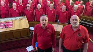 Treorchy Male Voice Choir sing Yma o Hyd [upl. by Mossberg]