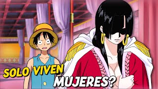 LA TIERRA DE LAS MUJERES  AMAZON LILY  CAPITULOS 408 AL 421 ONE PIECE RESUMEN [upl. by Lerrud]