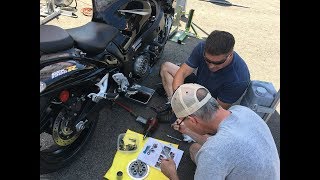 TRANSFORMING SUZUKI HAYABUSA into a DRAG RACER with Brock’s Performance Kit [upl. by Ellinnet]