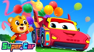 Sheriff for a Day  Car Cartoon  Kids Cartoons amp Nursery Rhymes  Super Car Cars World [upl. by Rehpotsihrc]