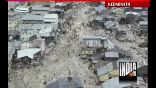 Kedarnath badly hit temple not damaged [upl. by Plantagenet]