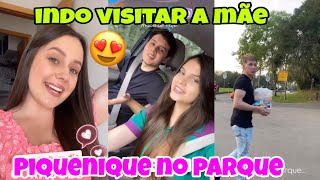 🌟 Rafael e Talita foram visitar a mãeAline Mazetto fez piquenique 😍 [upl. by Bunce]