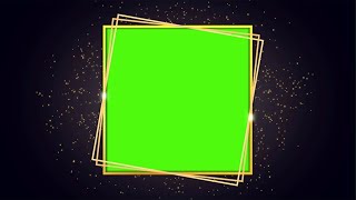 Photo Transition Green Screen Effect on Particle Dark Background [upl. by Popele]