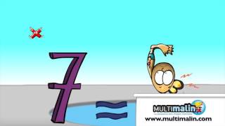 Apprendre les tables de multiplication avec multimalin 7x9 [upl. by Aarika238]