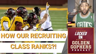 Where the Minnesota Gophers 2023 recruiting class ranks in the B1G Ten as it stands [upl. by Ailec769]