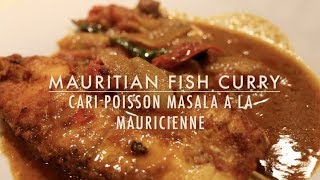 Mauritian Fish curry  Cari poisson masala à la mauricienne [upl. by Nyladnewg]