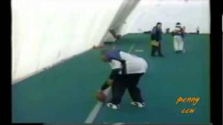 Allen Iverson Football Long Throw 60 yards in Philadelphia Eagle Stadium [upl. by Nnahteb]