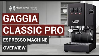 Gaggia Classic Pro Espresso Machine Review [upl. by Razid]