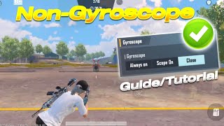 Improve Your NON GYROSCOPE Skills In PUBG Mobile amp BGMI Guide Tutorial [upl. by Alicsirp]