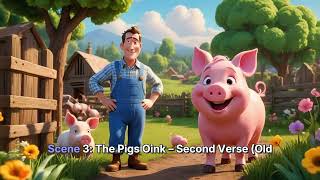 Old MacDonald Had A Farm 3D Animation English Nursery Rhymes amp Songs for children [upl. by Vinia]