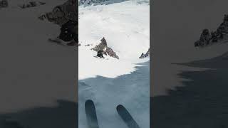 FREE YOUR WAY  SENDER FREE 110 🤯 freerideskiing wintersports skiing [upl. by Atlee]