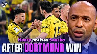 Thierry Henry hails Jadon Sanchos mental strength for Dortmund form  UCL Today  CBS Sports [upl. by Ainerol581]