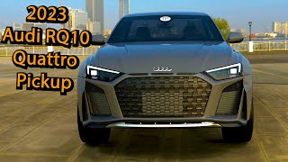 Audi RQ10 Quattro Pickup and Audi hypermotorcycle RS1000 [upl. by Kraul]