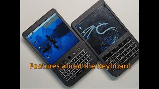 Cyberdeck Handheld HackberryPi interesting features about the keyboard [upl. by Llyrpa]