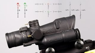 Trijicon TA02 4x32 ACOG New Reticles  OpticsPlanetcom Product in Focus [upl. by Elatia545]