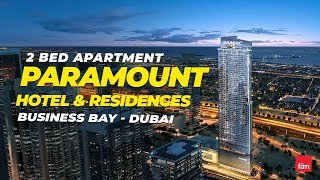 Amazing 2 Bed Apartment in Paramount Tower Hotel amp Residences Business Bay  Dubai [upl. by Idnod]