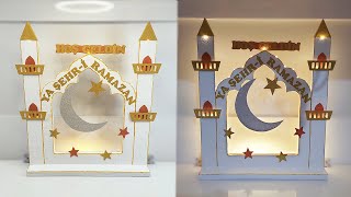 Ramadan Decoration Craft ideas  Handmade Ramadan Decor  Ramadan Craft  DIY Ramadan Mubarak Decor [upl. by Ewer302]