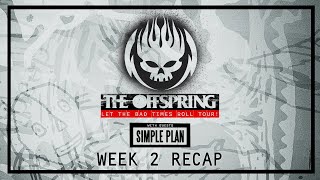 The Offspring 2022 LET THE BAD TIMES ROLL TOUR CANADA Week 2 Recap [upl. by Norrej552]