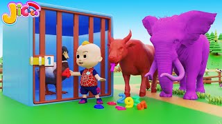 Animals Dance Song quotIt’s the animal dancequot Farm Animals Cartoon for Kids  Jicoco Nursery Rhymes [upl. by Andeee871]