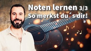 Noten lernen für Anfänger 🎵 Noten lesen und merken mit diesen ProfiTipps Teil 3 [upl. by Aiekan]